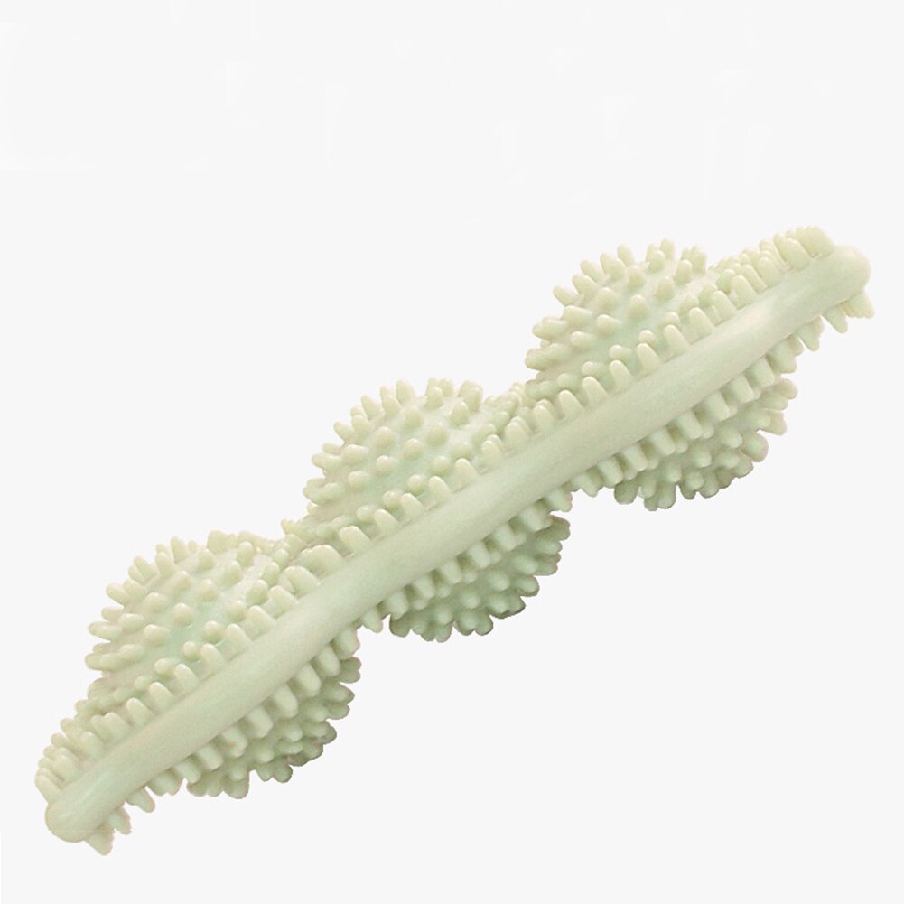 Husdjurshund rengöring av tänder leksaker valp ärtformad träning bettålig tugga molar tänder interaktiv studspinne pusselleksak