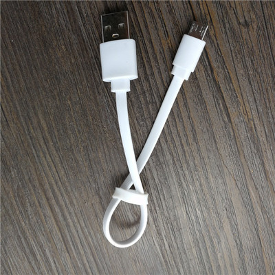 Powerbank kabel 20 CM Micro USB Snel Opladen Data Kabel Voor Powerbank Kabel korte kabel voor telefoon huawei Samsung