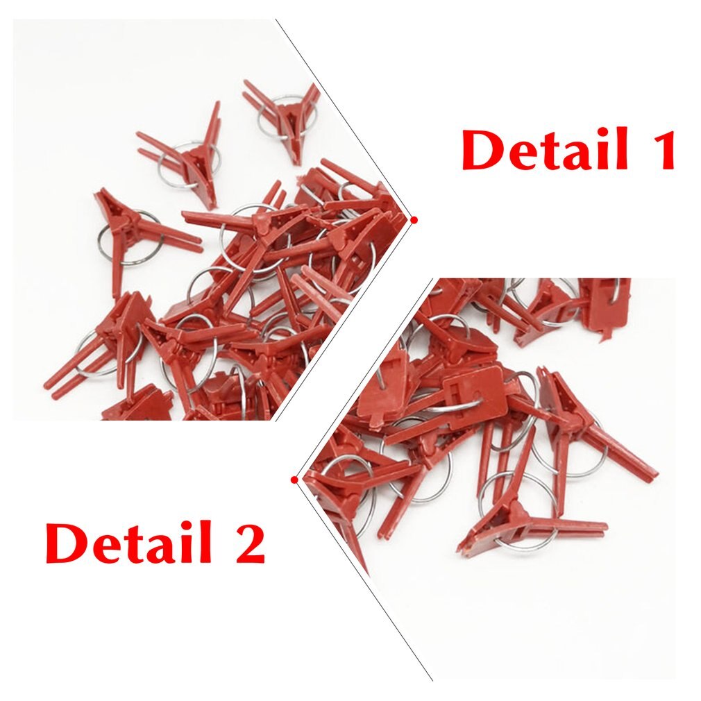 50 Stuks Groente Enten Klem Komkommer Clip Watermeloen Meloen Enten Clip Aubergine Enten Plastic Clip