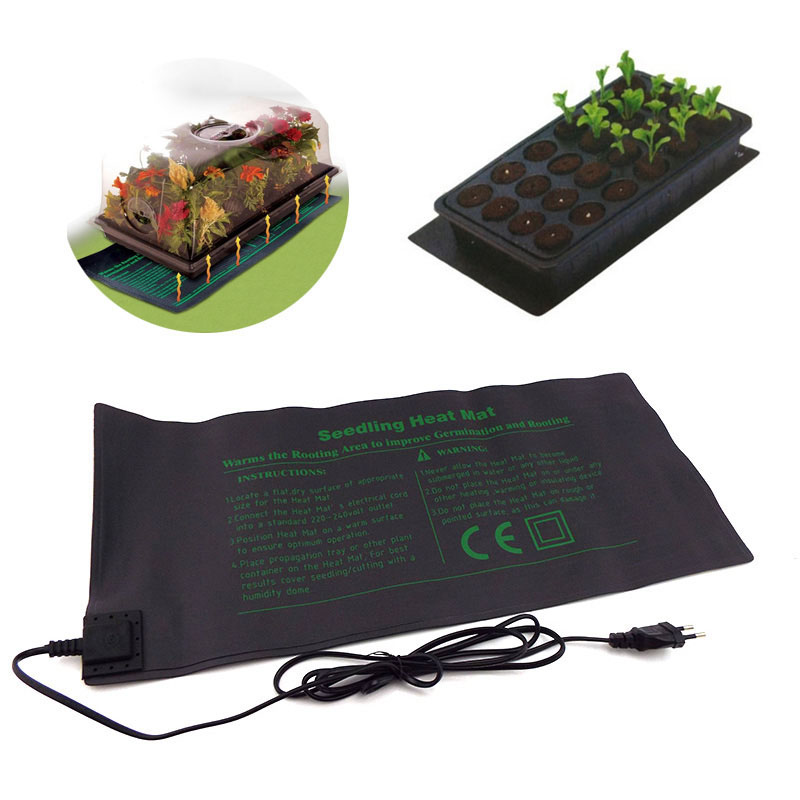 Plant Seedling Heating Mat Seed Nursery flower Starter Pad Waterproof Germination Propagation Clone 110V/220V Garden Supplies P1