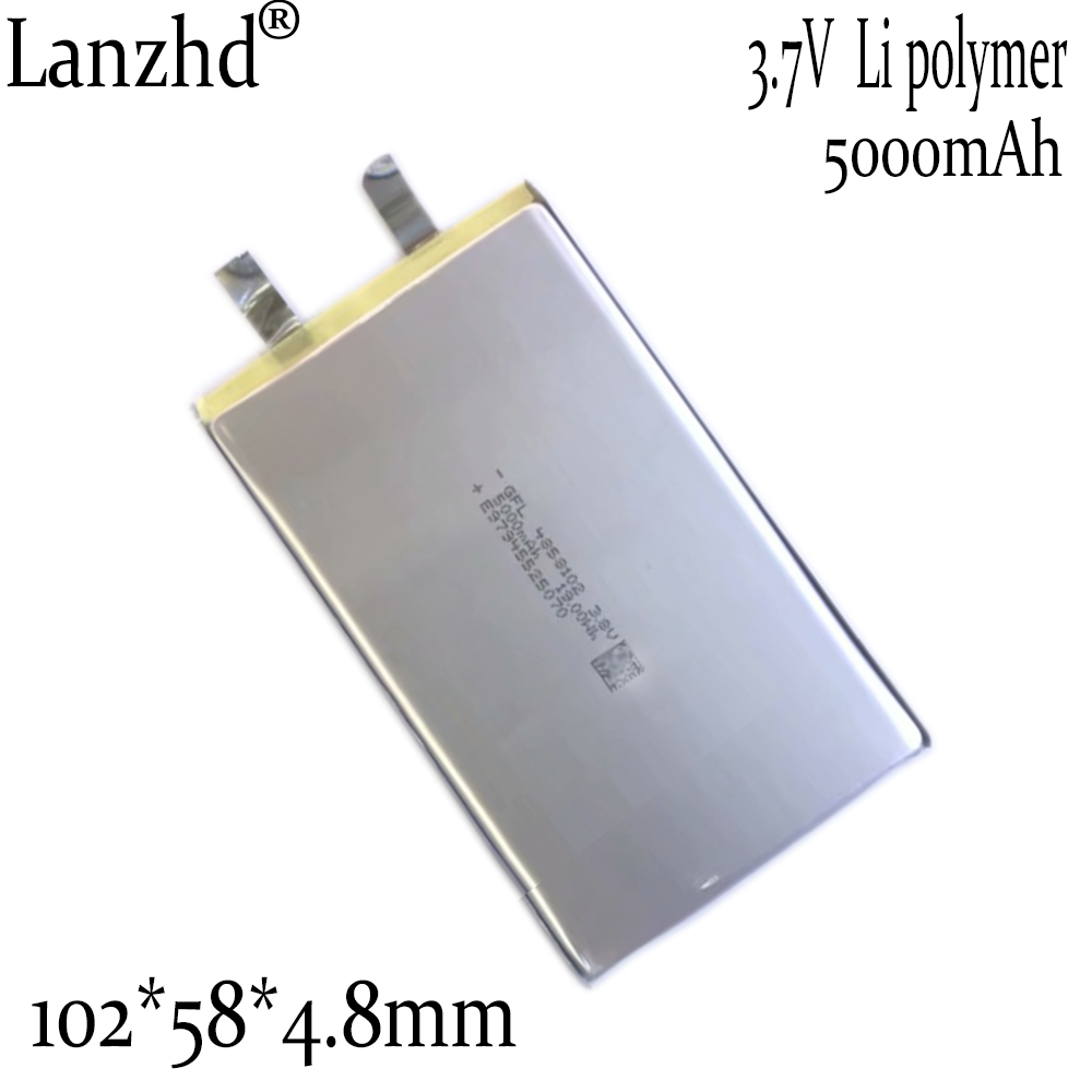 1-10 sztuk DIY baterie 3.7V Li bateria litowo-polimerowa 4858102 5000mAh do Tablet komputer zasilanie mobilne nadzoru medycznego,