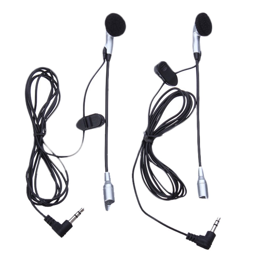 Motorcykel motorcykel hjelm headset 2 -vejs intercom kommunikationssystem interphone headset intercomunicador motocicleta øretelefon