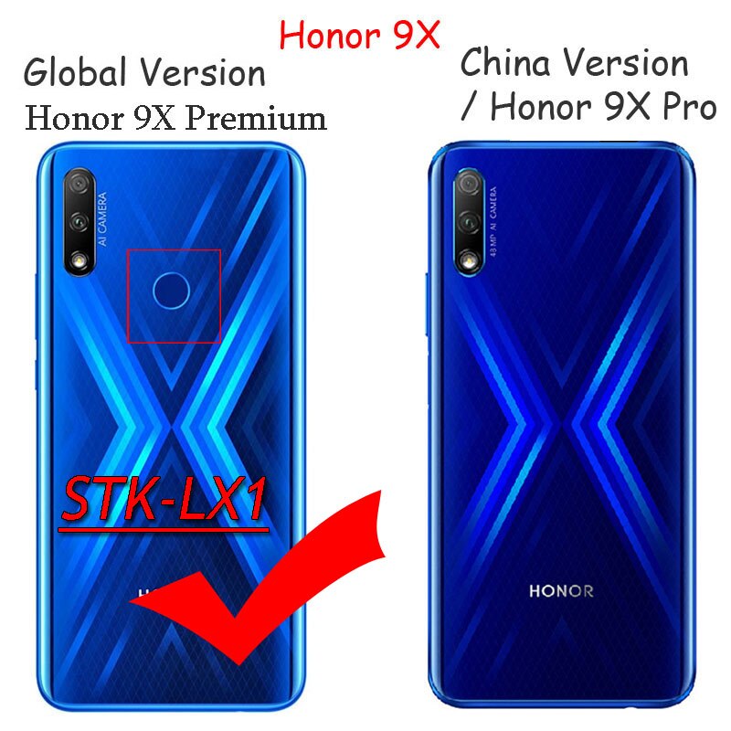 Mirror Case For Huawei Honor 9X Global 9 X Lite Cases Book Flip Cover Leather + PC Full Protector Honor 9X Premium Case STK-LX1