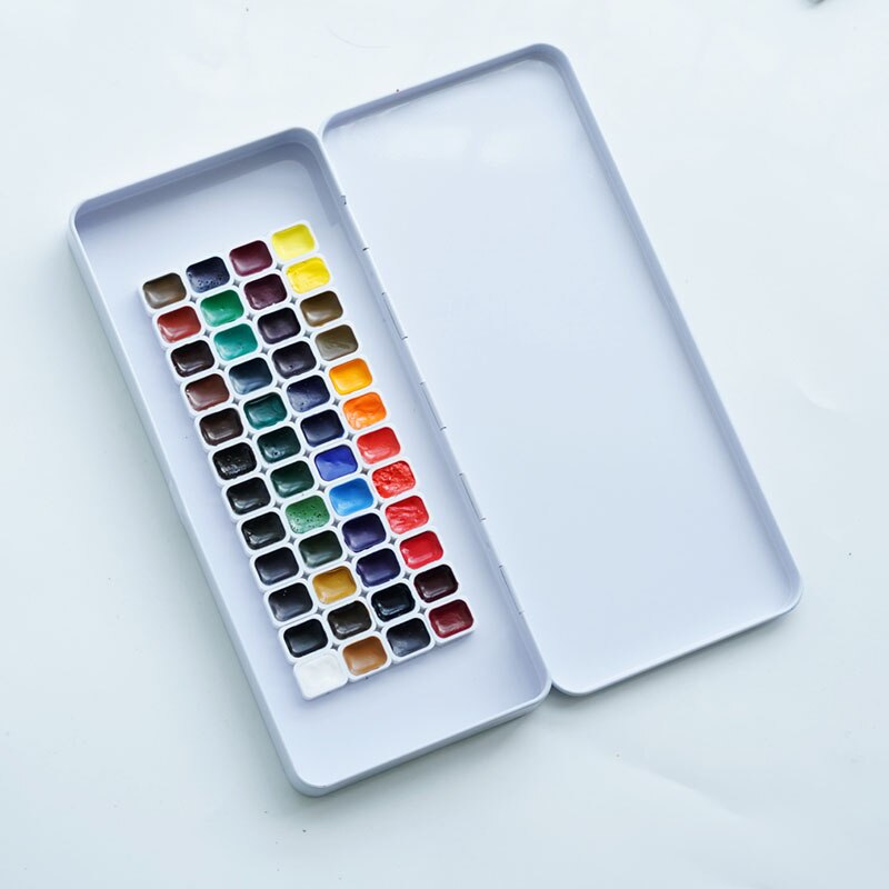 Rembrandt Kunstenaar Aquarel Sub-Verpakt 24 / 48 /80 Kleuren Blauw Rood Groen: 48 Colors x 0.5ml