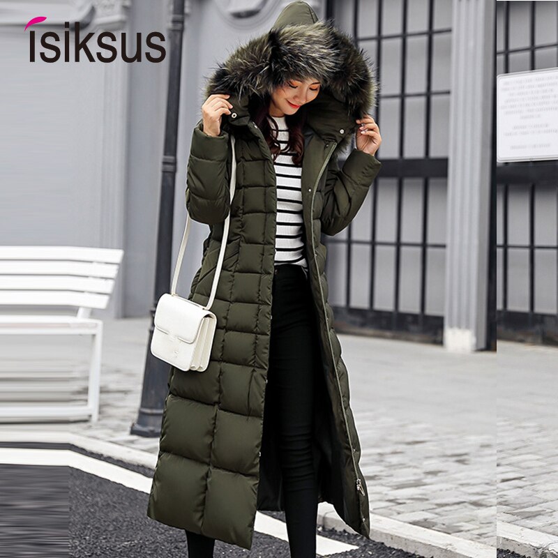 Style coréen longue veste femmes femme parkas – Grandado