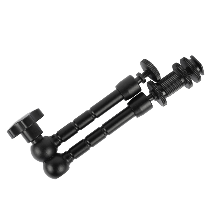 7 / 11 Inch Adjustable Friction Articulating Magic Arm + Super Clamp Crab Clip for DSLR LCD Monitor LED Light Camera Accessories: 11 inch magic arm