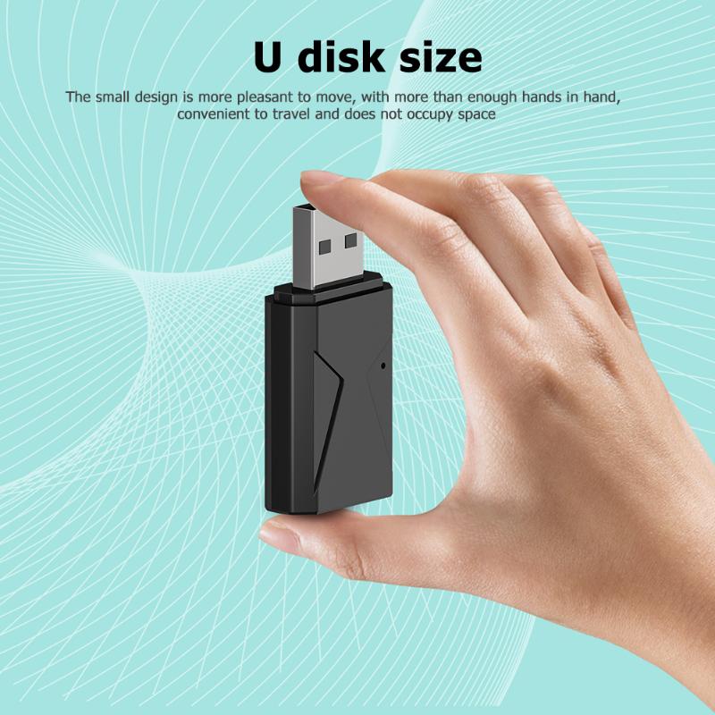 High AI Smart Microphone Translator Language Translation Speech Recognition USB Wireless Mic 28 Language Supply Black