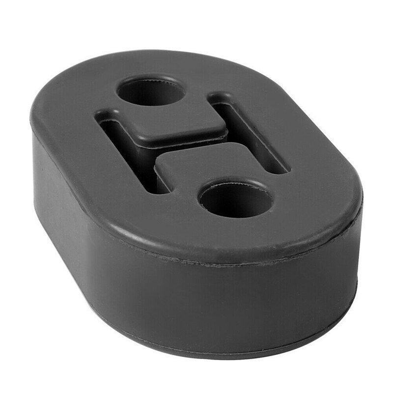 Tubo de escape de poliuretano Universal para coche, soportes de montaje, colgador aislante, diámetro de goma de 4 piezas, 12mm, 2 agujeros