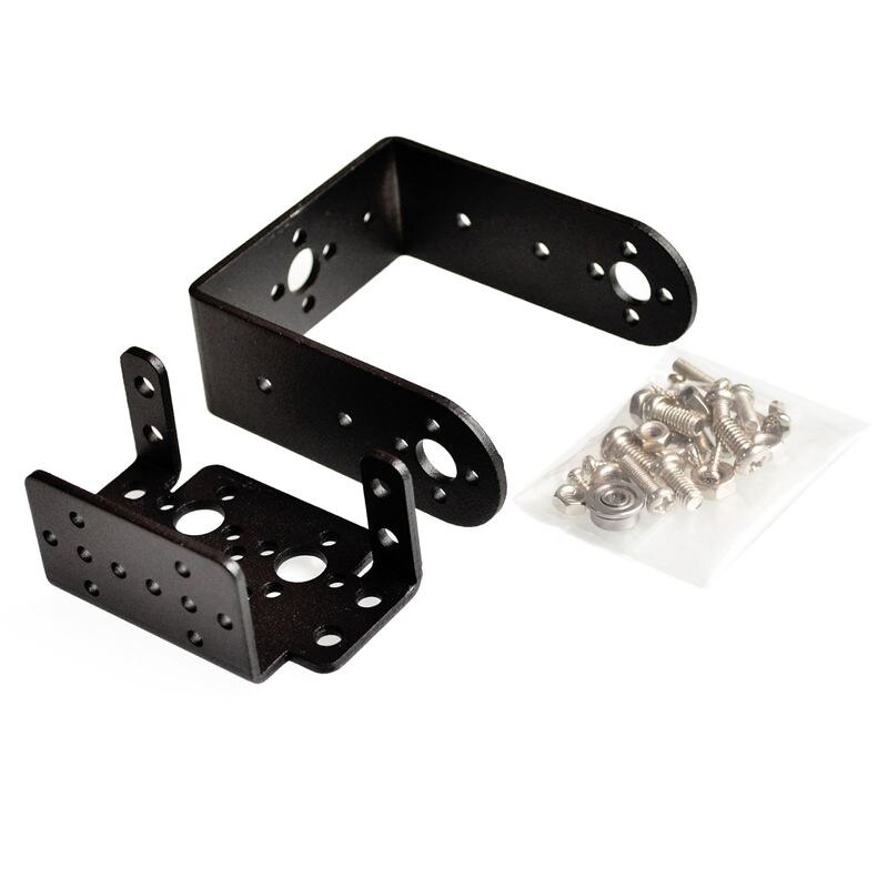One 2 DOF Slope Pan & Tilt Servos Sensor Mount Kit For Robot Arduino MG995 B