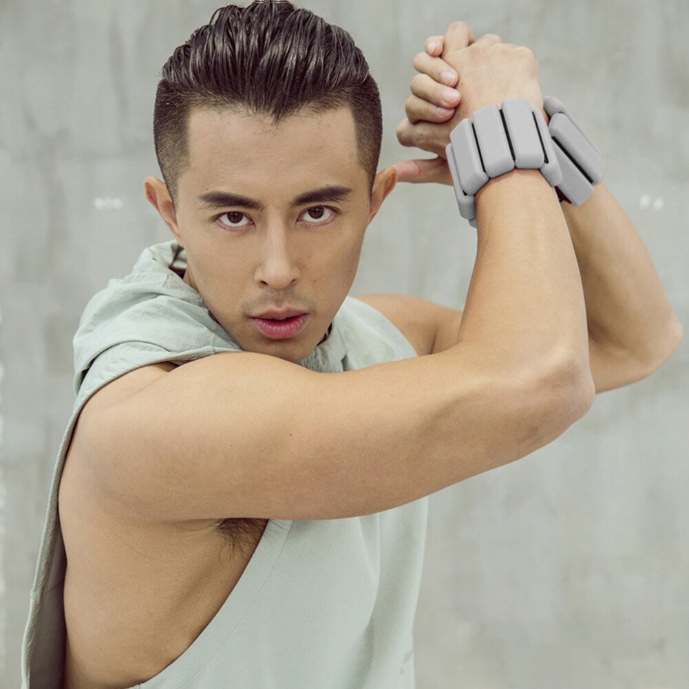 Weight Training Bracelet Exercise Bracelet Sports Accessory Silicone Adjustable Wrist Band Run Strengthen Strap