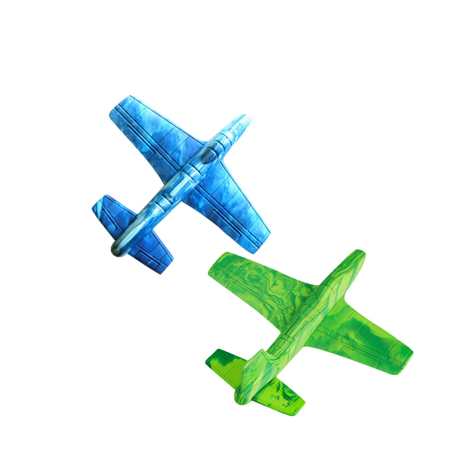 Foam Throwing Plane Gliding Throwing Maneuvering Plane Parent-child Outdoor Toys Aircraft Model Toys For Children Boys: E