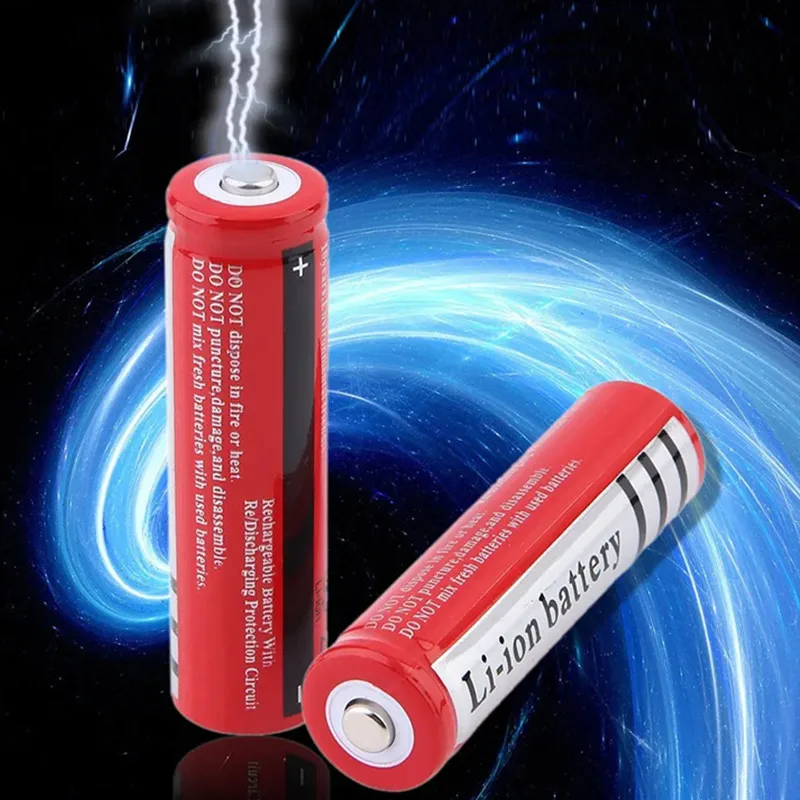 18650 3.7V 4800mAh Li-ion Battery for Power Banks & Flashlights (High-Capacity Rechargeable)