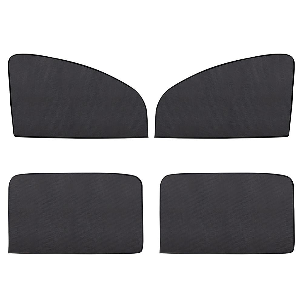 Magnetische Auto Sonnenschutz UV Schutz Auto Vorhang Auto Seite Windows Sonnenblende Schild Sonnenschirm Auto Seite Fenster Glas Sonnenschirm mesh: 4pcs