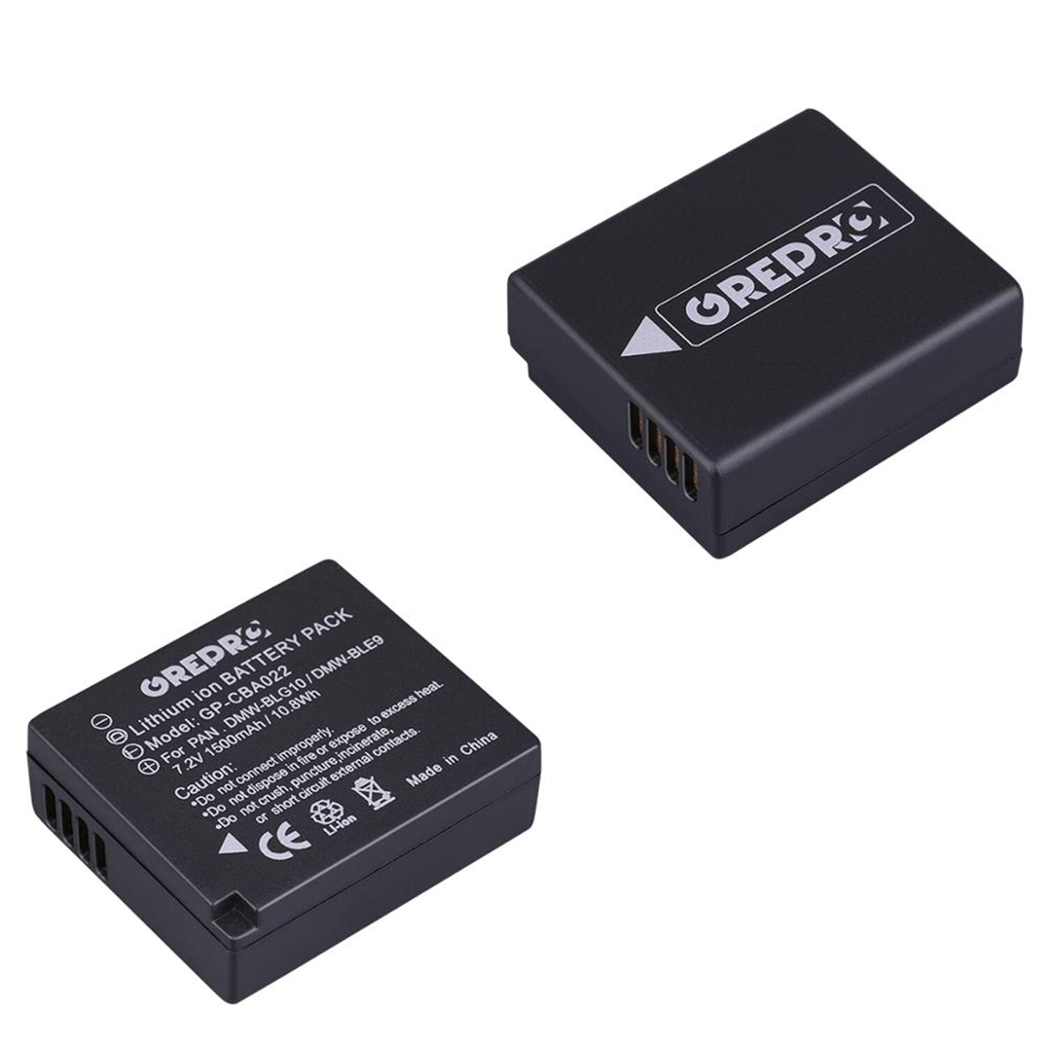Batterie avec chargeur, pour Panasonic Lumix DMC TZ100 GX9 TZ80 TZ90 GX80 GX7 LX100 DMW-BLG10 Mark II, DMW-BLE9 DMW-BLE9E DMC-GX80