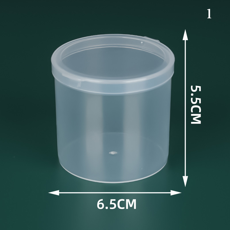 Firkantede æsker mini klar plast smykker opbevaring etui container emballage æske til øreringe ringe perler samle småting: Sølv