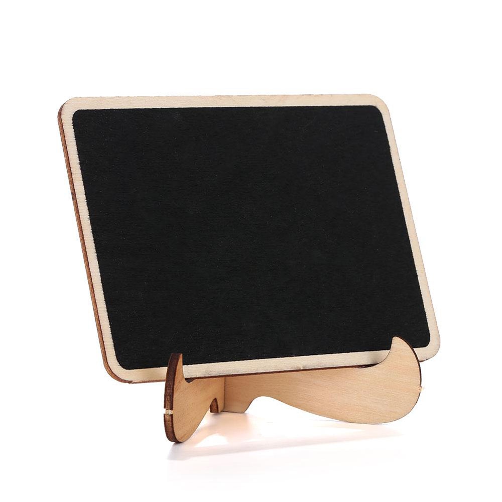 Pizarras pequeñas de madera, carteles, tarjetas pequeñas rectangulares, pizarra para bodas, fiestas de cumpleaños, tablero de mensajes, decoraciones, 15 Uds.