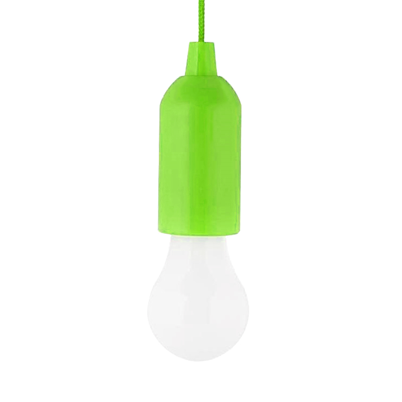 Portable LED Bulb Light Hanging Lamp Drawstring Lights Tent Camping Bulb Night Light Lantern For Parties Weddings Festivals BBQ: Green
