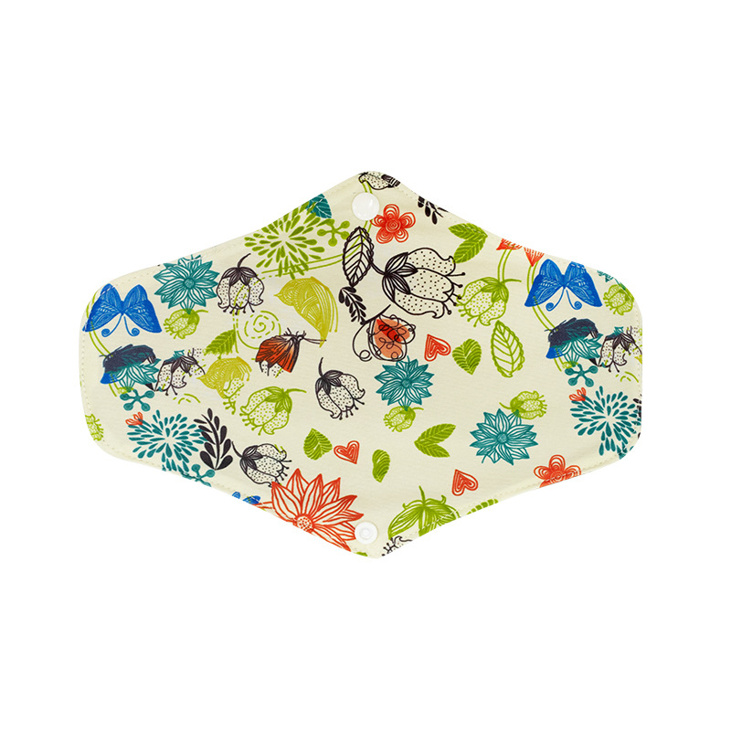 18*25CM Menstruations Pads für Nacht Verwenden frauen feminin higgiene mehrweg menstruations Pad Atmungs Waschbar Tuch Pads: YWS-M10
