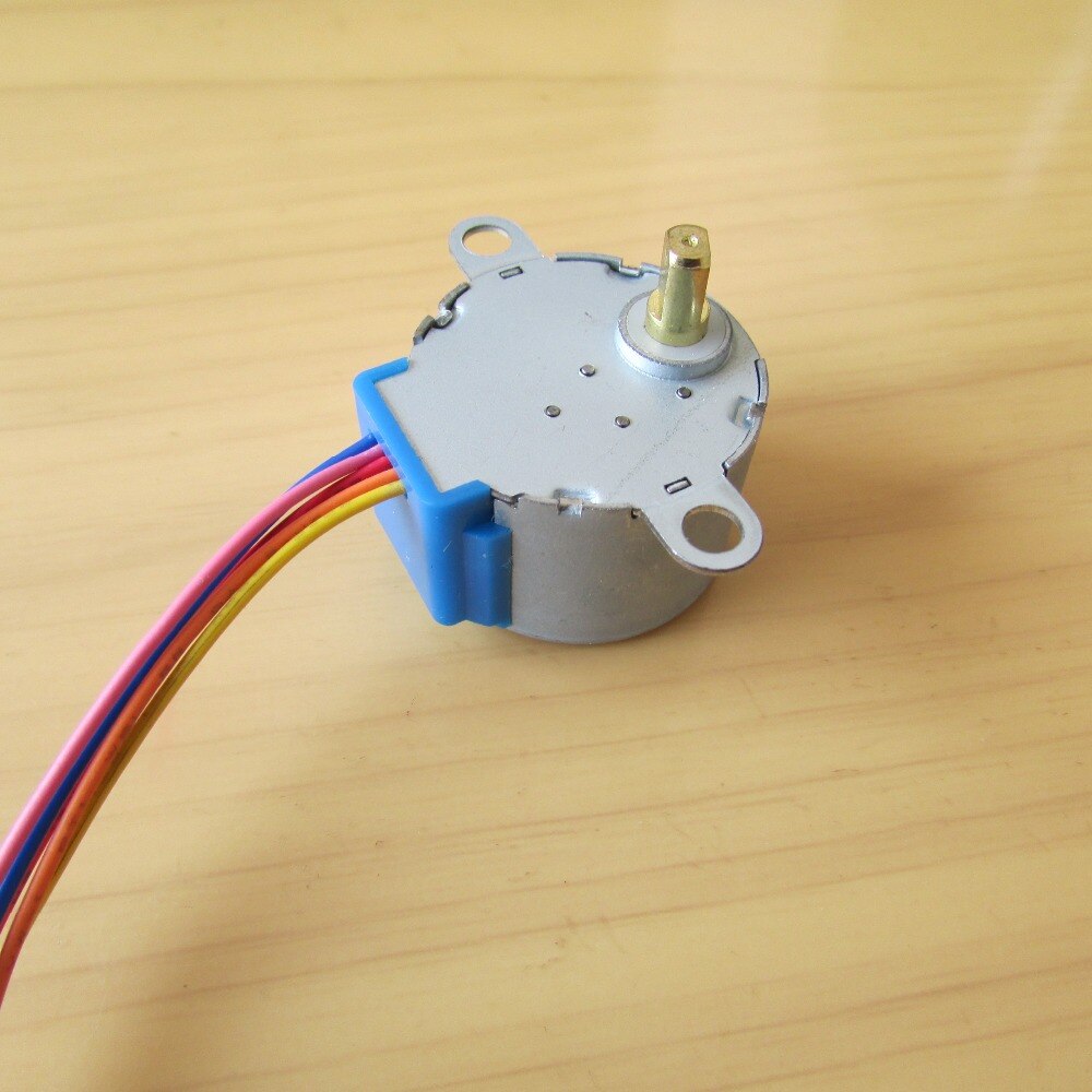 5 unids/lote 28BYJ-48 motor de pasos Motor paso a paso para DC 5V 4 fase Motor reducción plomo 25cm