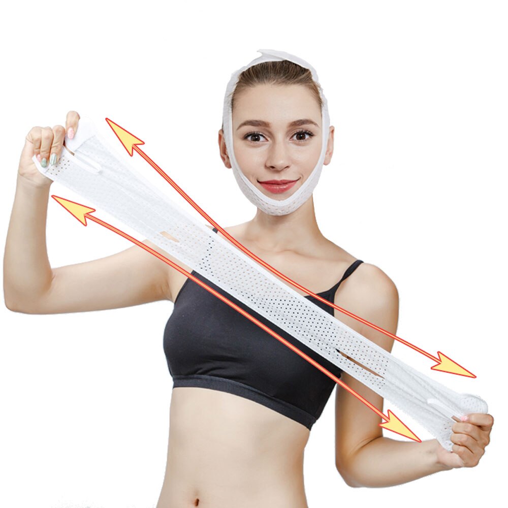 1Pcs Chin Cheek Slim Lift Up Anti Wrinkle Mask Ultra-thin V Face Line Belt Strap Band Chin Cheek Slim Lift Up Anti Wrinkle Mask