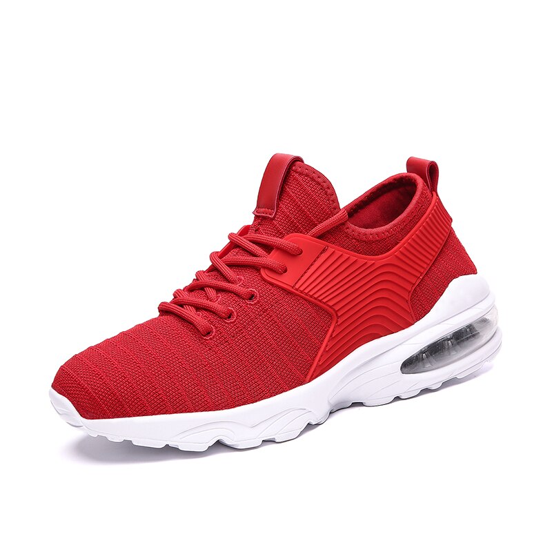 Tenis Masculino Air Cushion Tennis Shoes Breathable Sneakers Sport Shoes Fitness Shoes Male Footwear: Red / 7