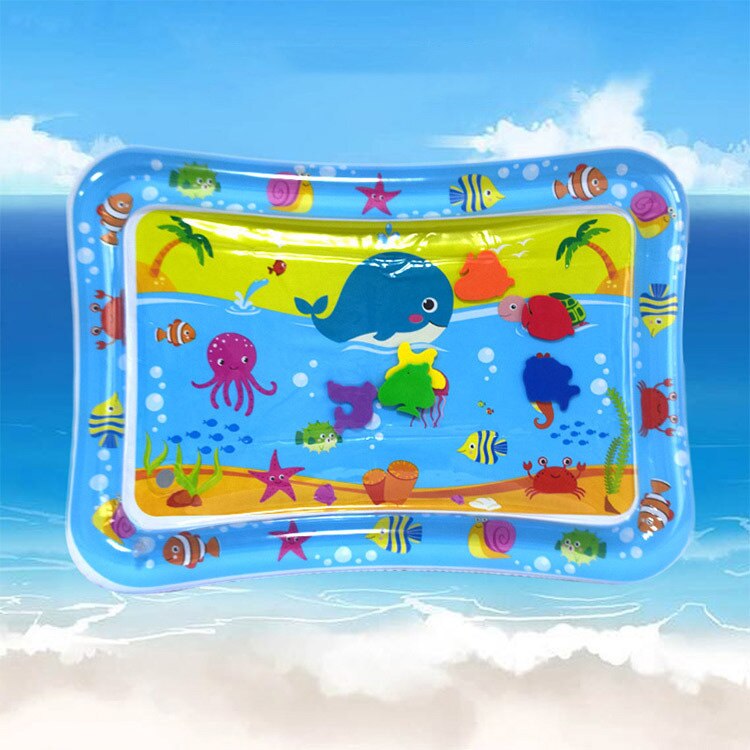 Rooxin Baby Krabbeln matt Aufblasbare klopfen Kissen Art Spielen matt Kissen Ozean Fisch Wasser Kissen eltern-Art-Interaktive Spielzeug: Stil 3