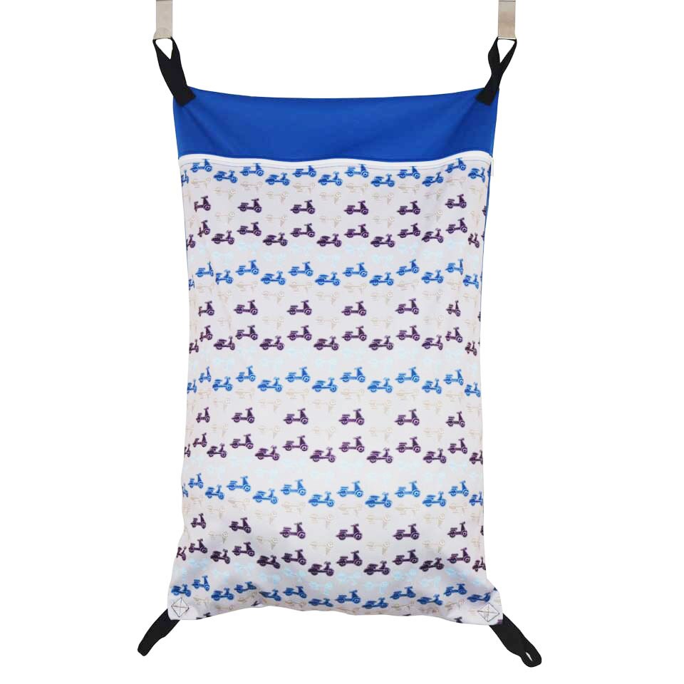 Cubo para pañales de tela húmeda/seca Extra colgante grande, bolsa para pañales reutilizables o lavandería: xs82-1