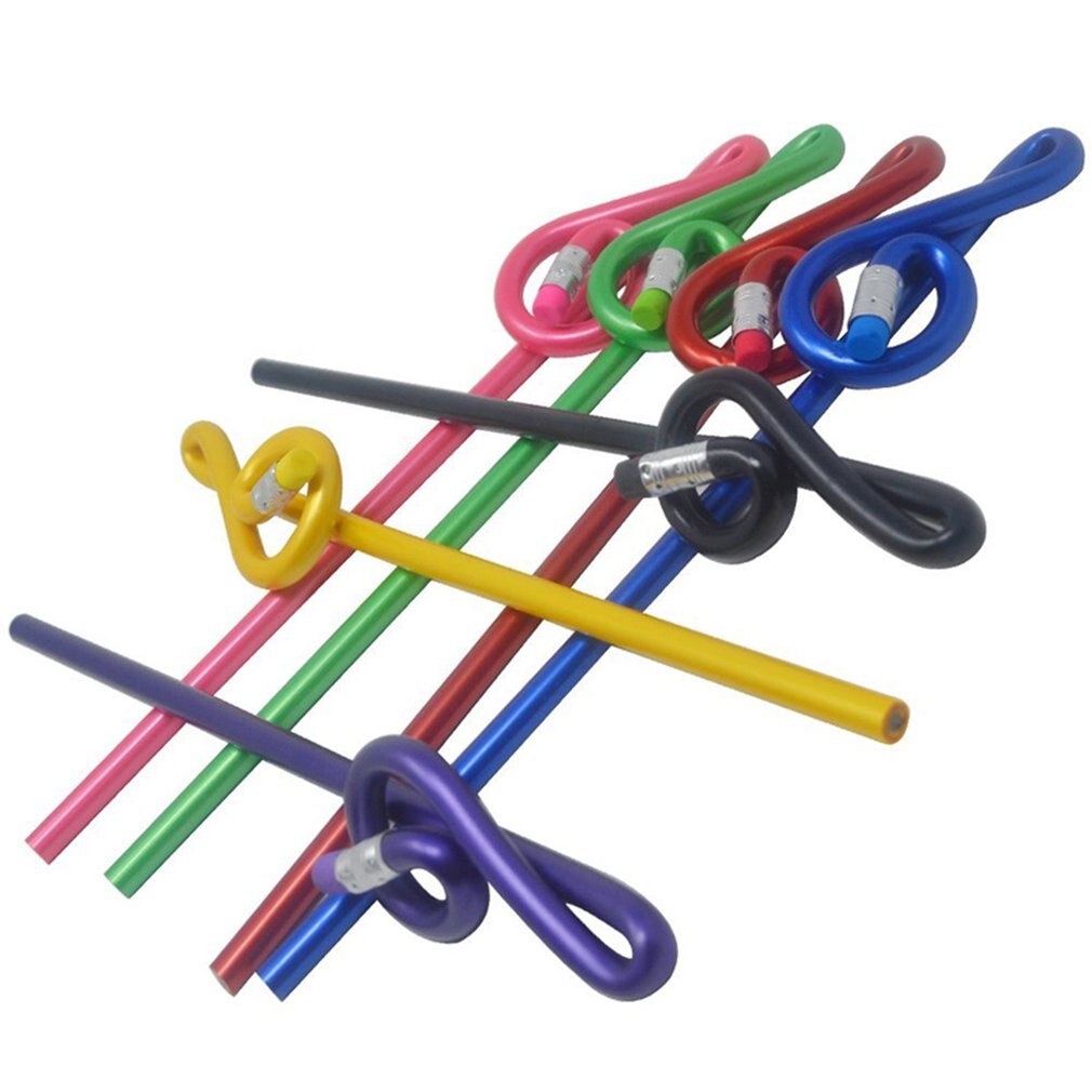 7pcs Pencil Set Writing Drawing Sketch Painting Non-toxic Pencils Cartoon Musical Note Shape for School Students Stationery Wood