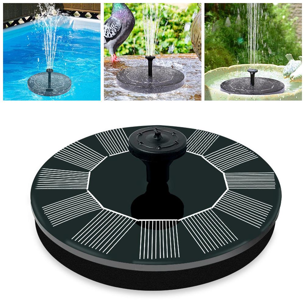 Solar Fontein Pomp Draagbare Drijvende Zonne-energie Fontein Pomp Voor Vogelbad Tuin Achtertuin Vijver Tuin Decor