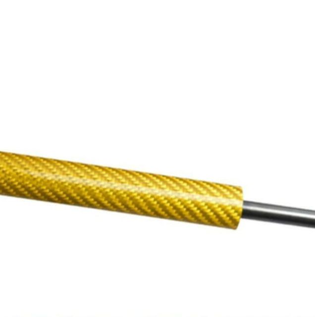 1PC Hood Strut for Ford Fiesta Mk7 Front Bonnet Gas Spring Lift Support Shock Damper Absorber Prop Rod Accessories Arm: Yellow carbon fiber