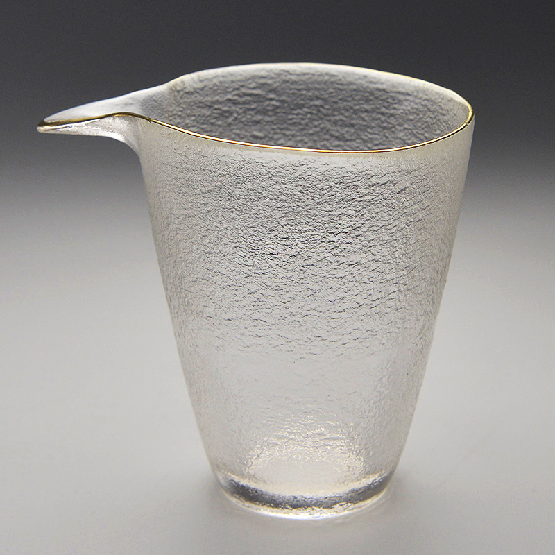 Förtjockat glas daglig kopp teservis i japansk stil värmebeständig tekanna vattenkanna chahai mjölk kaffemugg