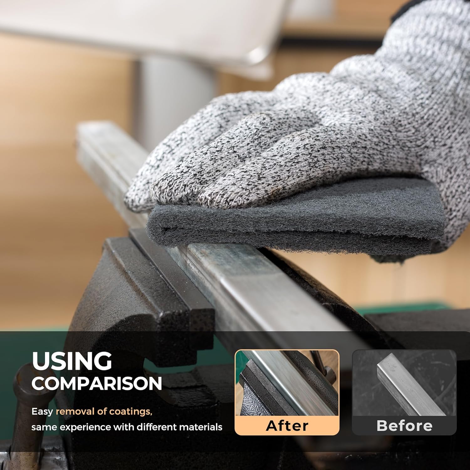 6"x9" Scuff Pads 10pcs Scuffing Scouring Sanding,Paint Primer Prep Adhesion Multipurpose Scrub Pad 800Grit Wet Dry Abrasive Pad