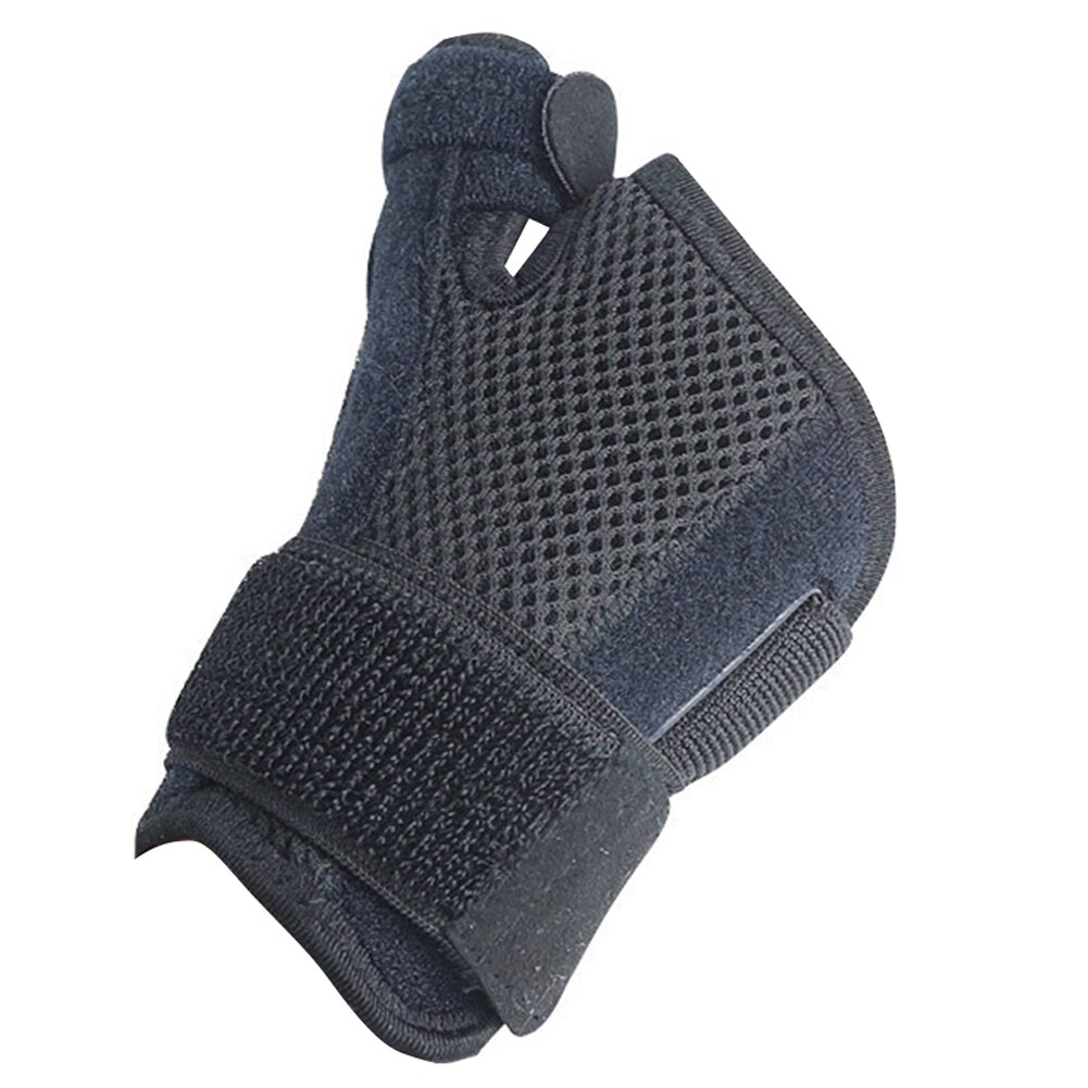 Verstelbare Elastische Twee-weg Duim Stabilisator Vinger Ondersteuning Pols Band Brace Spalk Pols Hand Protector Bandage: Default Title