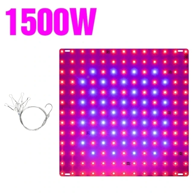 Led-växellampa fullspektrumlampa 1000w x 1500w led-växtlampor växthus inomhus fytolampa odlingsbelysning usa eu uk-kontakt: Rgb / Eu