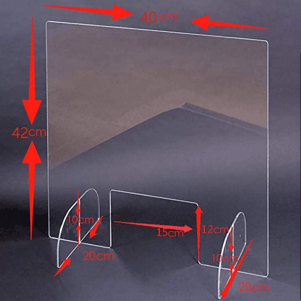 Transparent Isolation Protection Board Guard Sneeze Guard Shield Plexiglass Sneeze And Cough Protective Shield Barrier