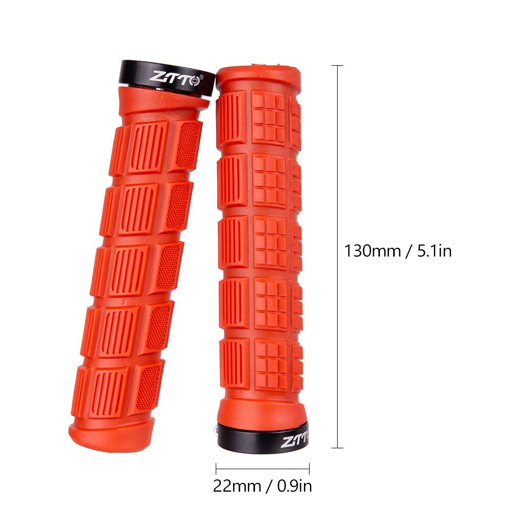 Rączka rowerowa pokrywa kierownica roweru górskiego uchwyty blokada ze stopu aluminium z gumową rączką rękaw sprzęt kolarski uchwyt uchwyty