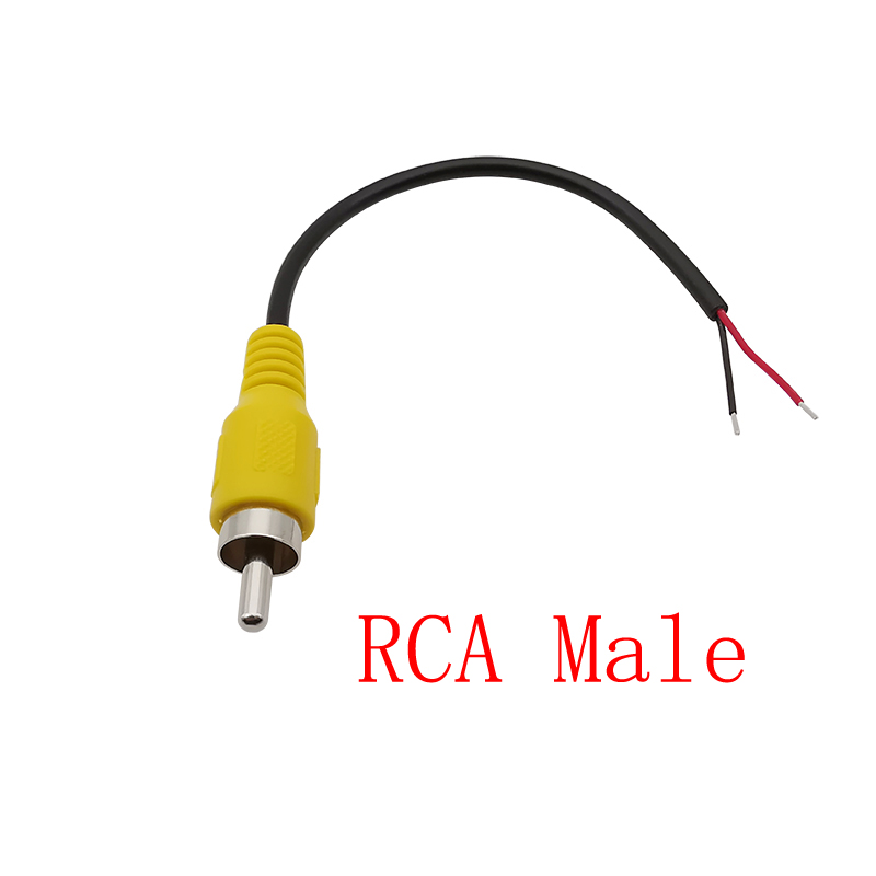RCA Male Plugs / Female Socket Adapter Audio Video AV RCA Plug Jack Extension Wire Cable Connector For Video Camera DIY 15CM