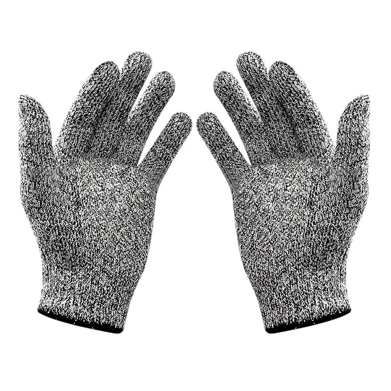 ThreeH Beschermende handschoenen voor snijden hakken snijden vlees verwerking roestvrij staal snijbestendige handschoenen GL09 XL (één handschoen