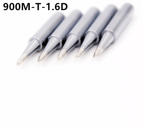 SZBFT puntas de hierro para soldar 900M-T-0.8D,1.2D,1.6D,2.4D,3.2D series para Hakko 936 Estación de Reparación de soldadura: 5pcs 1.6D