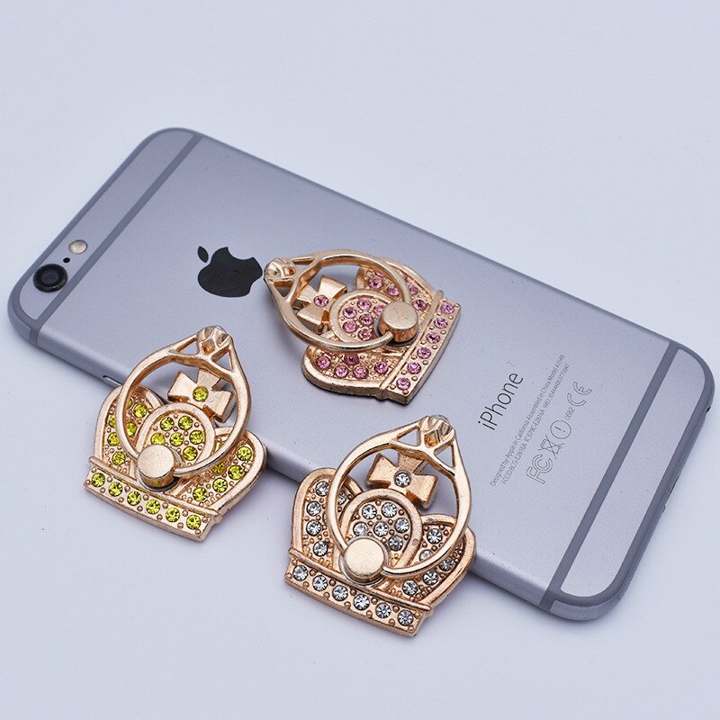 Crown Mobile Phone Bracket Ring Buckle Ring Ring Back Bracket Mobile Phone Support Mobile Phone Bracket