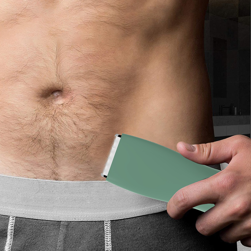 Körper Haar Trimmer Rasierer für Männer Ball Trimmer für Leistengegend Scham Austauschbare Keramik Klinge Friseur Elektrischen Rasierer Wasserdicht Clippe