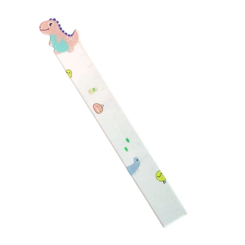 Règle de Dinosaure Kawaii Transparente et Mignonne de 15cm, Outil de Dessin à Faire Soi-Même, Fournitures Scolaires pour Étudiant