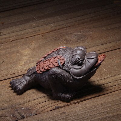 Ceramic Lucky Tea Pets Decoration Tea Ceremony Jewelry Tea Set Transport Cart Tea Set Tea Ceremony Accessories: Jin Chan