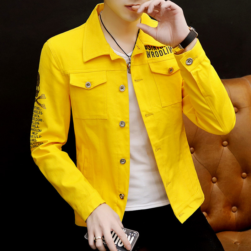 Men&#39;s Denim Jacket Spring And Autumn Jacket Korean Style Trendy Clothes Students Handsome Summer Cowboy Teenagers Coat