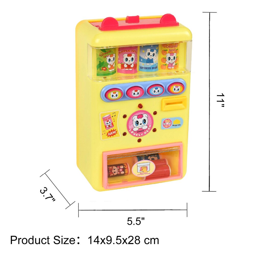 Reden Getränke Automaten Spielzeug Pädagogisches vorgeben Spielen mit Realistischen Geräusche vorgeben Spielen Lebensmittel Spielzeug Für Kind freundlicher