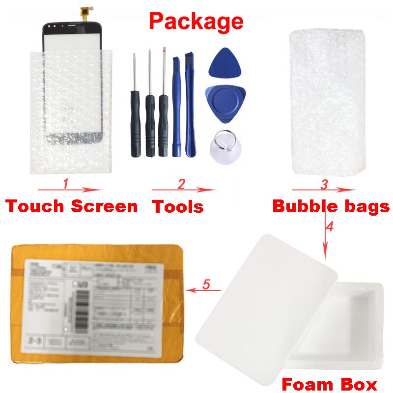 Pantalla táctil de 5,5 pulgadas para Doogee Mix, cristal exterior frontal solo lentes de contacto, No repuestos, Lcd + herramientas