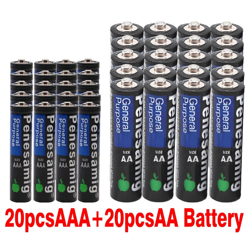 lot 1.5V pile AAA 3A alcaline Zinc carbone LR03 SUM4 et 1.5v pile aa 2a pile sèche alcaline