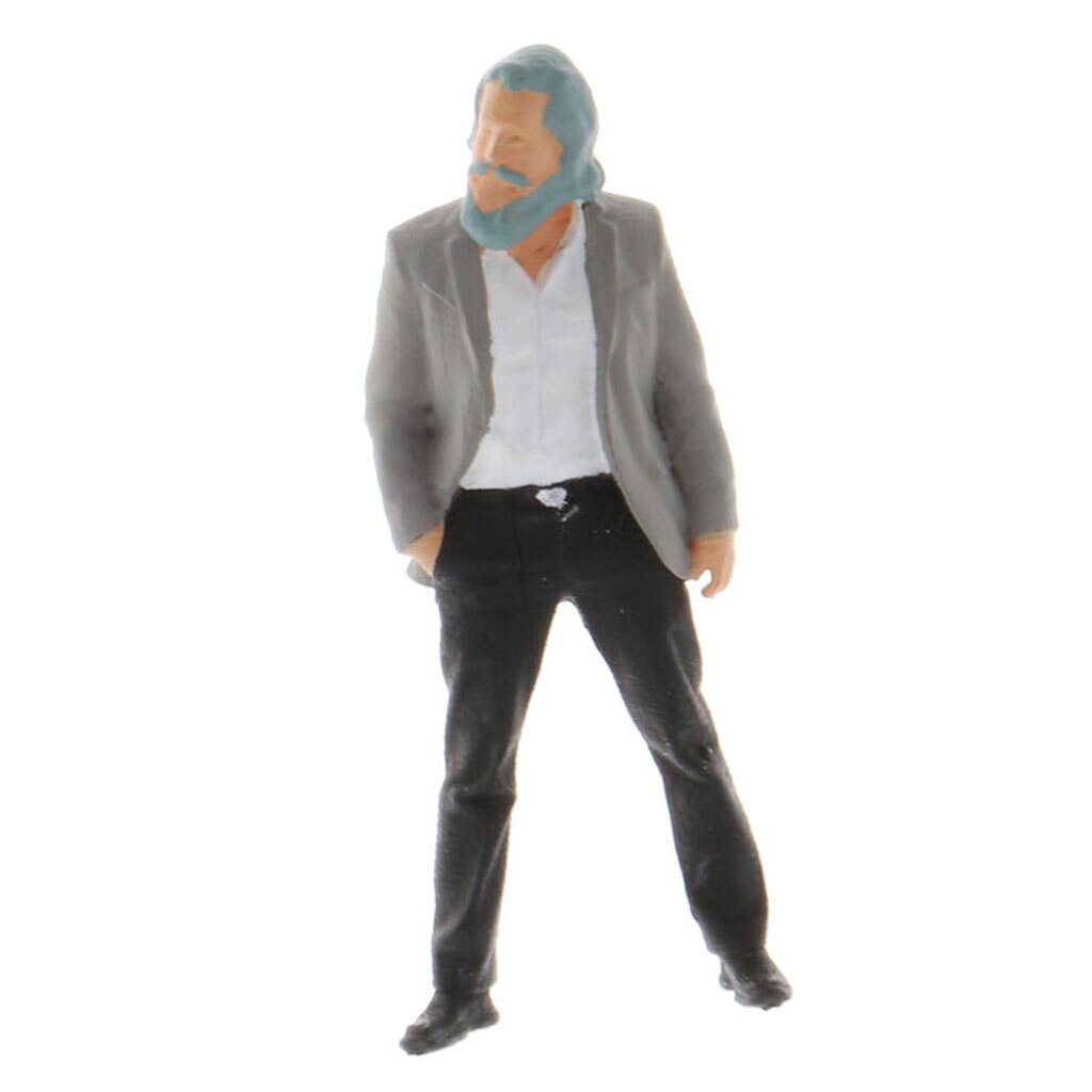 1/64 personen figuren professor miniatuur model trein scène accessoires s meter