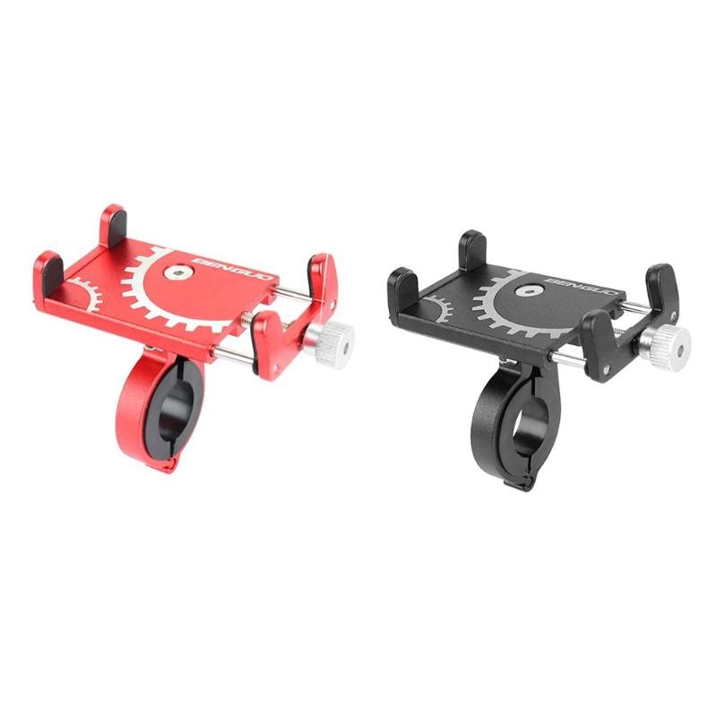 Aluminium Legering Fiets Mobiele Telefoon Houder Fiets Stuur Clip Stand Mount