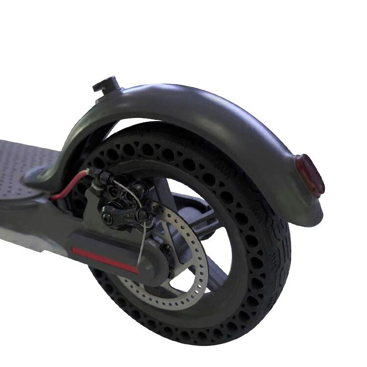 Holdbare hjul anti-eksplosion solid gummidæk baghjul til xiaomi mijia  m365 elektrisk scooter skateboard